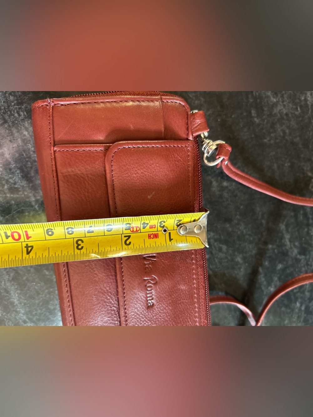 Rectangular oversized wallet purse - Picture 10 of 12